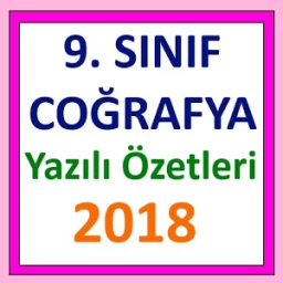 9. Sınıf Coğrafya Yazılı Özeti 2018 أيقونة
