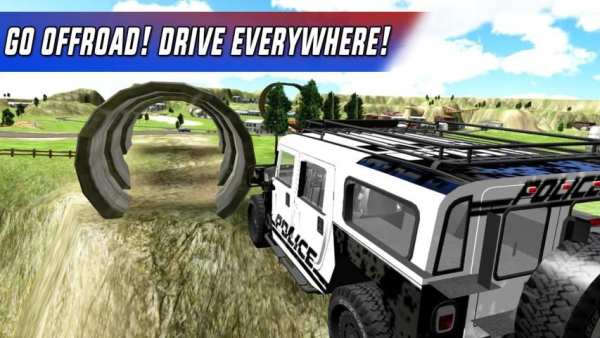 Police Car Chase Offroad 6 تصوير الشاشة