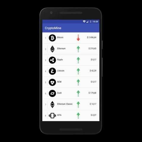 CryptoMine - Курсы и конвертер криптовалют 2 تصوير الشاشة
