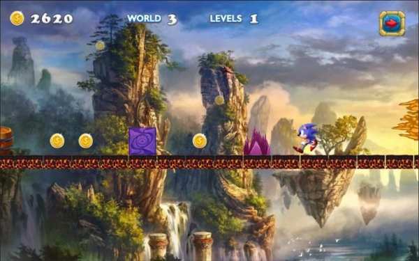 Free Sonic Run Dash Adventure screenshot 5