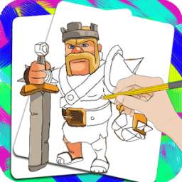 How To Draw Clash of Clans: Step by Step
