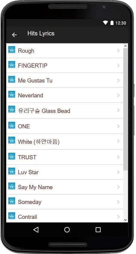 GFriend Song&lyrics. screenshot 2