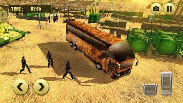 Offroad Army Coach Bus driver Hill Simulator 18 screenshot 4