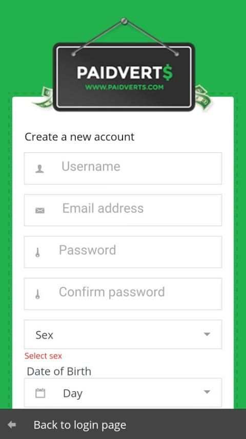 PaidVerts Mobile 13 تصوير الشاشة