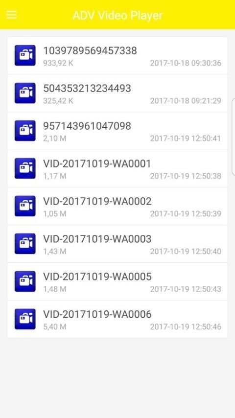 ADV Video Player 3 تصوير الشاشة