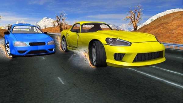 Car Highway Traffic Nitro Racing скриншот 2