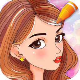 Pretty Girl Coloring Wonderland: Draw &amp; Paint icon