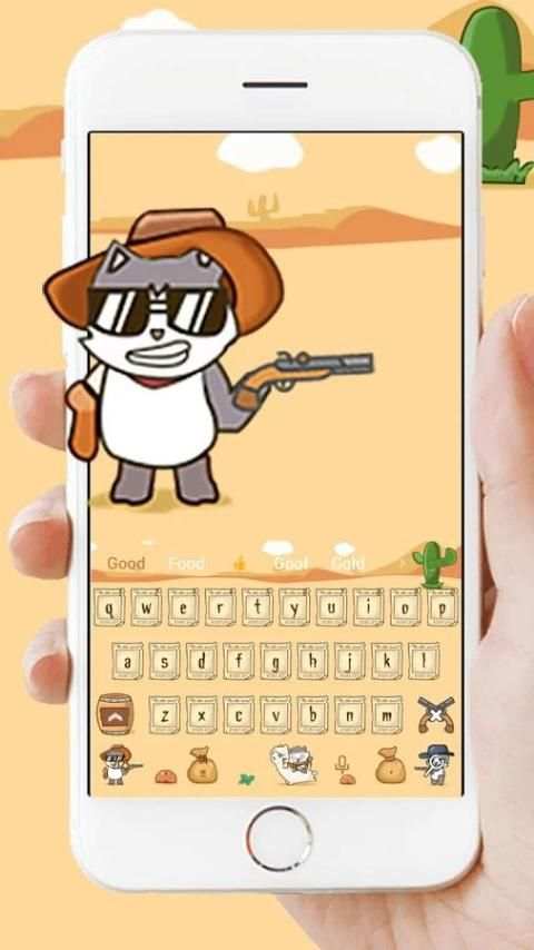 Cartoon Cat Theme Kitty Wallpaper & icon pack screenshot 1