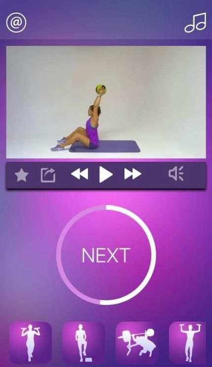 Medicine Ball Workout - Fitness Exercises Routine screenshot 7