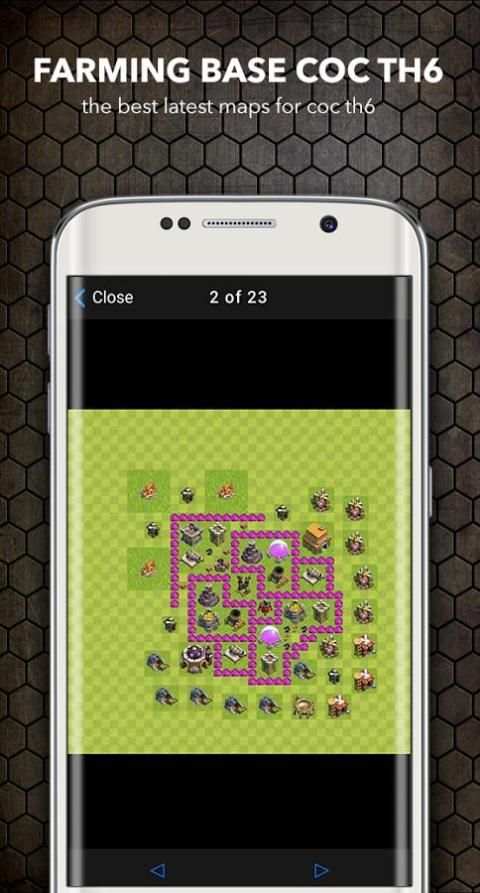 Dasar baru Clash of Clans th6 screenshot 1