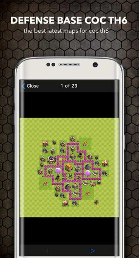 New base maps coc th6 скриншот 3