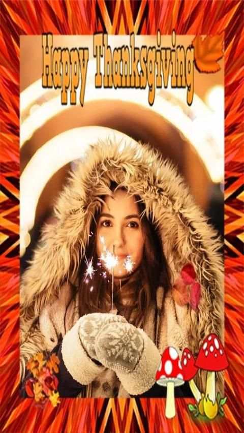 Thanksgiving Photo Editor 3 تصوير الشاشة