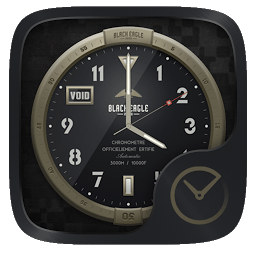 ikon Blackeagle GO Clock Theme