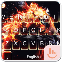 Fire Tiger King Keyboard Theme иконка