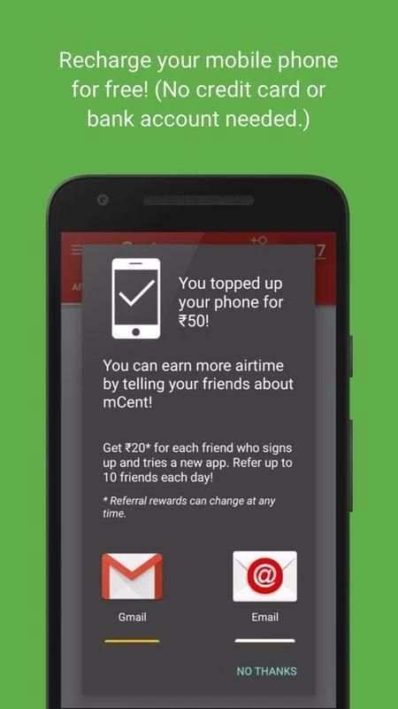 mcent - india's recharge app 2 تصوير الشاشة