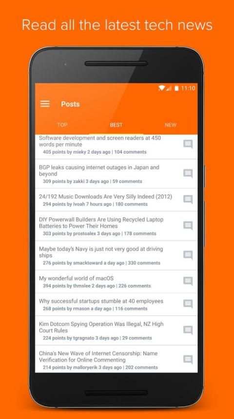 Minimal HN - Hacker News 2 تصوير الشاشة