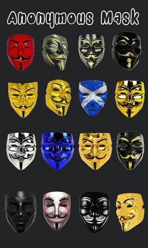 Anonymous Mask Photo Maker CAM screenshot 1