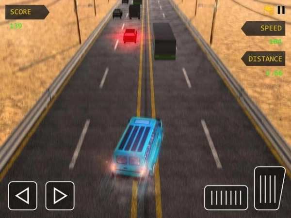 Traffic Highway Endless Car Racer 2017 स्क्रीनशॉट 2