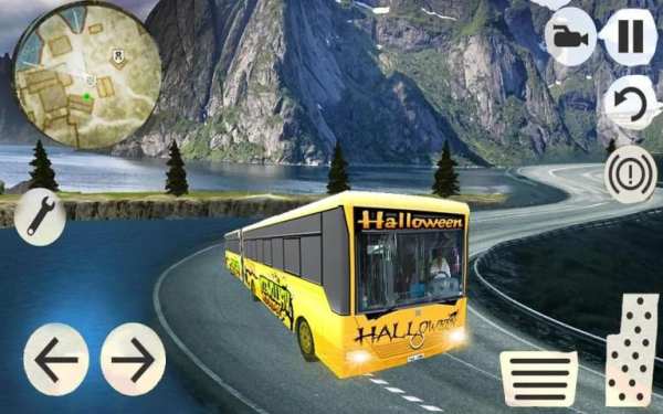 HALLOWEEN PARTY NIGHT BUS DRIVER 3D screenshot 1