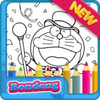 Coloring Cat Doramon