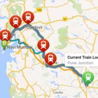 Train on Map | Live Running Status!