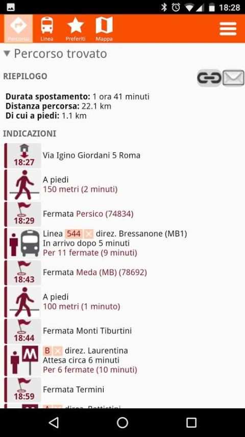 Roma mobile (autobus Atac app originale) screenshot 3