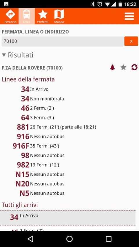 Roma mobile (autobus Atac app originale) screenshot 7