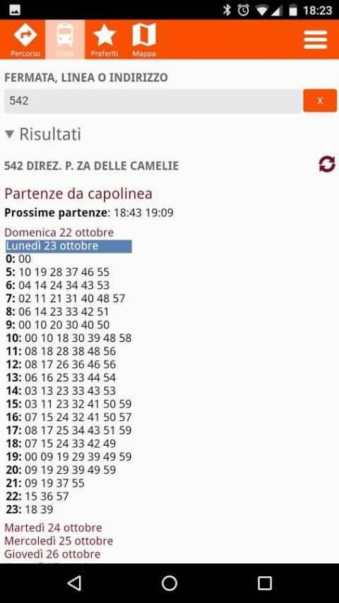 Roma mobile (autobus Atac app originale) screenshot 5