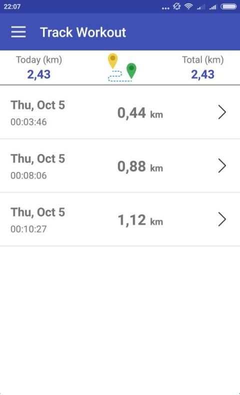 Walk tracker 3 تصوير الشاشة