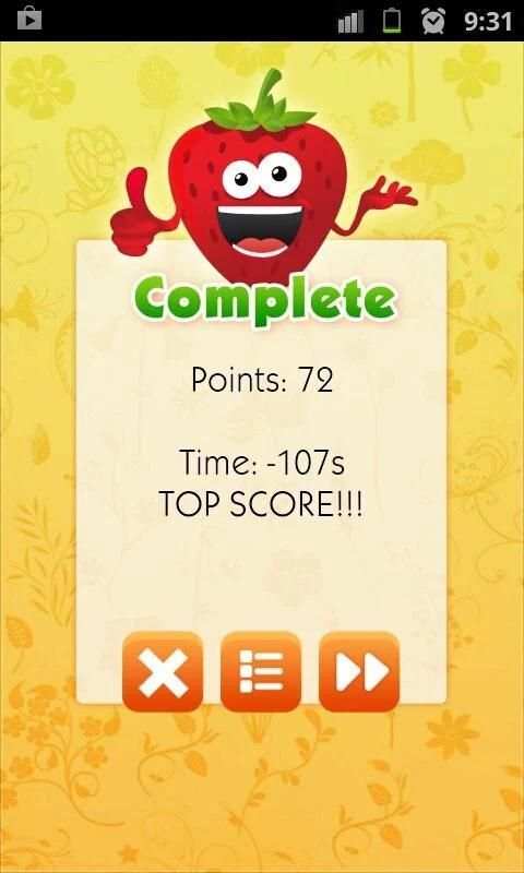 Memo Fruits: ćwicz pamięć screenshot 15