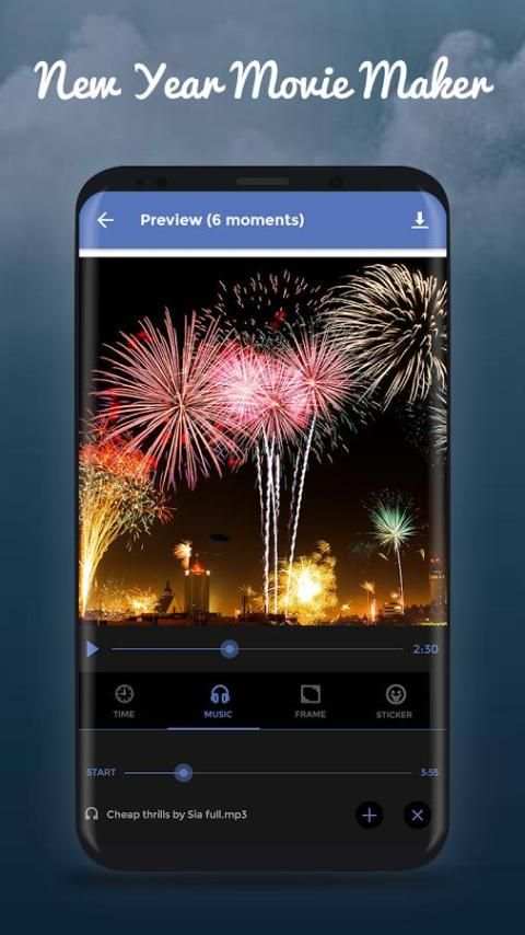 New Year Movie Maker screenshot 3