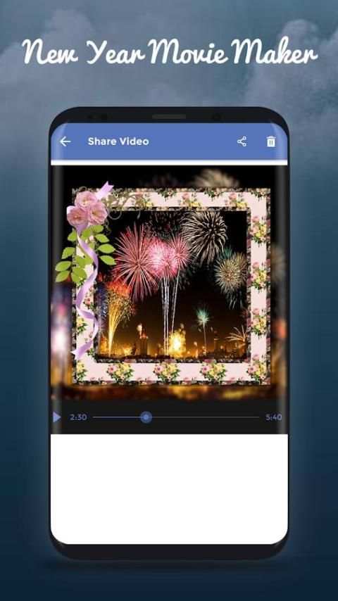 New Year Movie Maker screenshot 1
