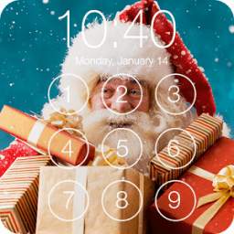 Personalized Santa Claus For Kids PIN Lock Screen 1.0