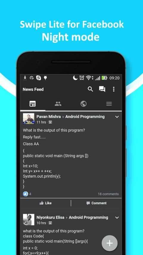 Super Swipe Theme for Facebook screenshot 3