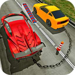 Chained Cars Traffic Racer Chain Break Stunt Game