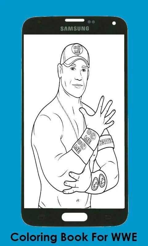 Coloring Book For WWE Champions 2K 3 تصوير الشاشة
