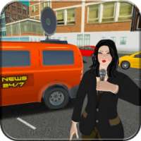 Mini Van News Reporter - City Driving Job Sim