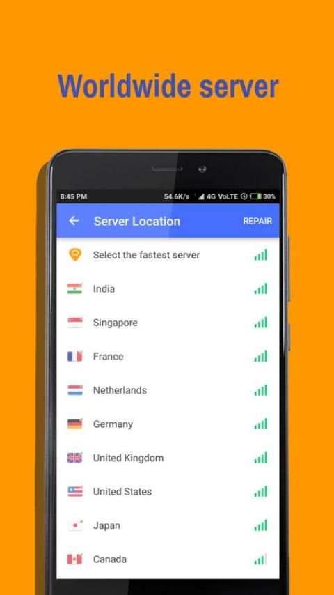 Turbo VPN-Unlimited Free VPN screenshot 1