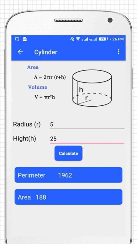 Geometry Formula & Calculator 3 تصوير الشاشة