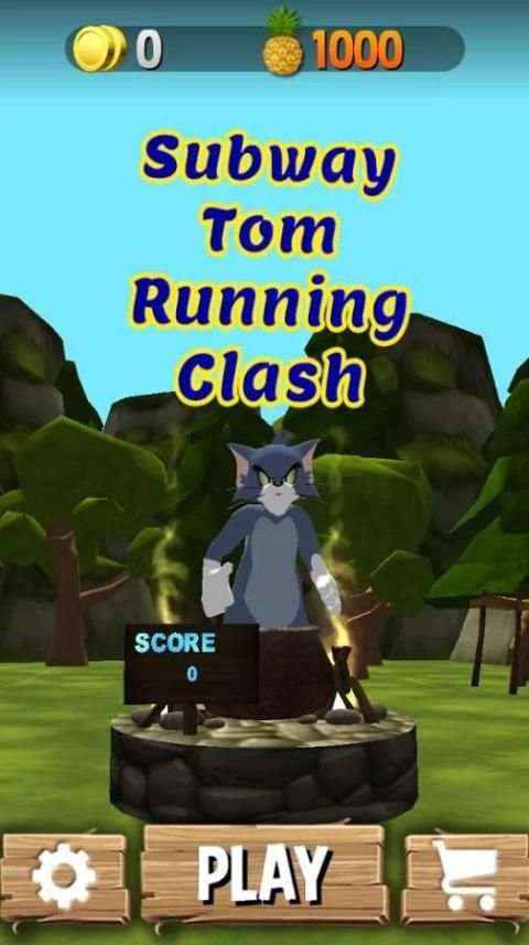 Subway Tom Running Clash screenshot 2