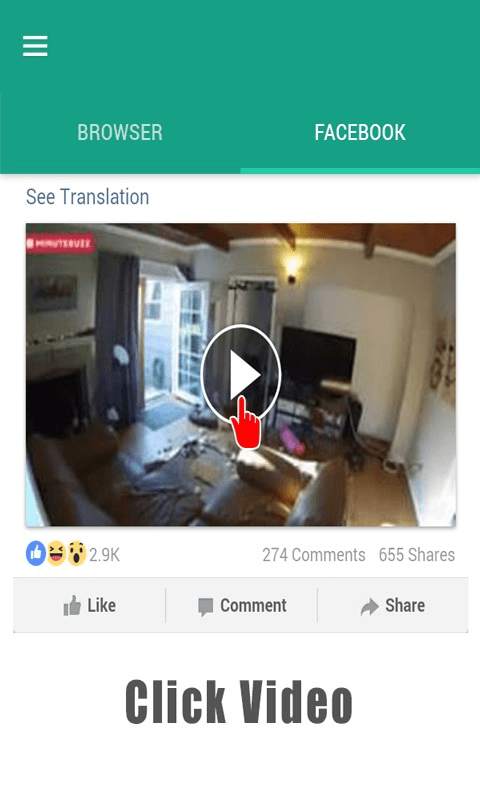 My Video Downloaded for Facebook screenshot 1