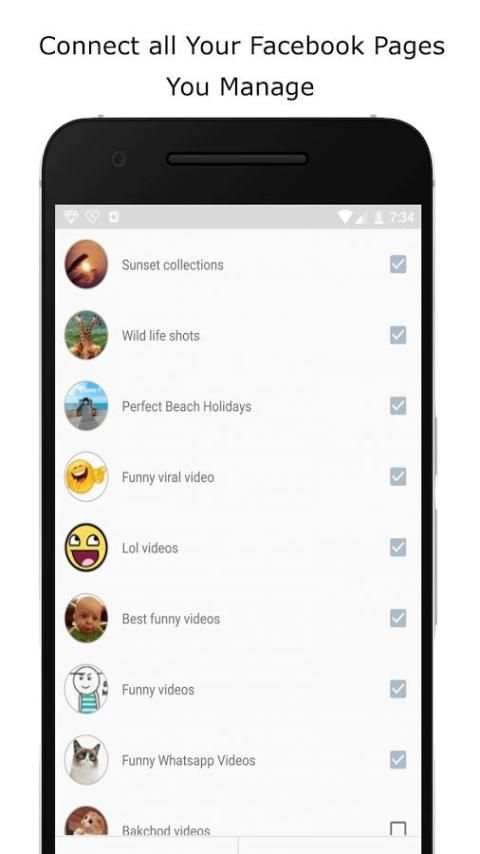 Pages Manager for Facebook скриншот 2