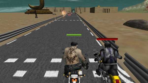 Moto Bike Road Rash 5 تصوير الشاشة