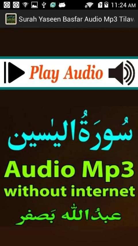 Surah Yaseen Free Audio Mp3 3 تصوير الشاشة
