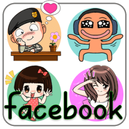 Stickers for Facebook أيقونة
