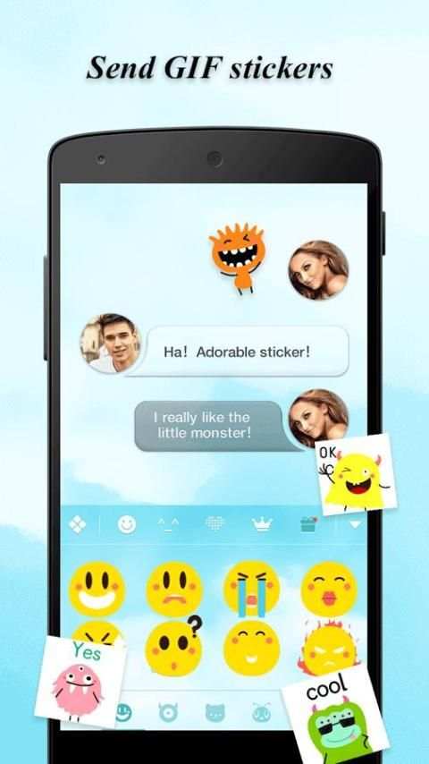 Keyboard - Boto : Clean Blue скриншот 3
