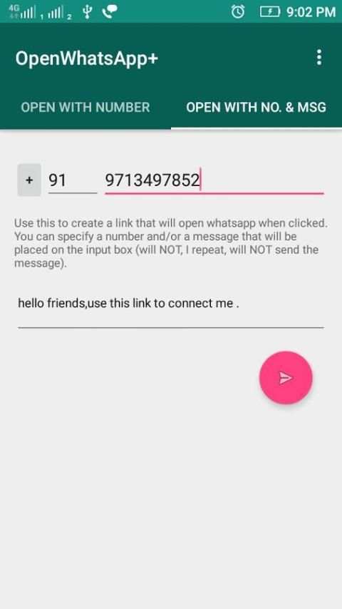 Open In WhatsApp+ скриншот 3