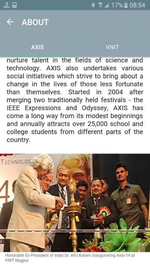 AXIS'16 screenshot 2