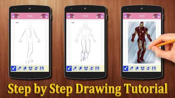 How To Draw The Avengers Characters 2 تصوير الشاشة