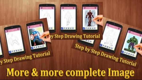 How To Draw The Avengers Characters 1 تصوير الشاشة